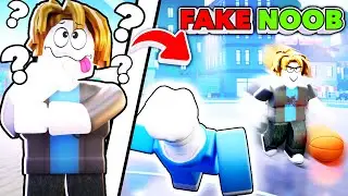 FAKE NOOB Takes Over ROBLOX BASKETBALL!?