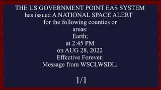 EAS Scenario: End Of The World (Comcast Version)