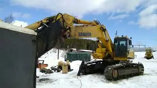 Расточка наплавка отверстий экскаватора komatsu pc400