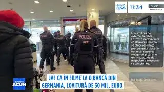 Jaf la o bancă din Germania. Aur și 30 de milioane de euro, furate cu ajutorul unui burghiu uriaș