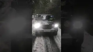 Mahindra Thar in snow #shorts #viral #shortsvideo #viralvideo #thar #snow