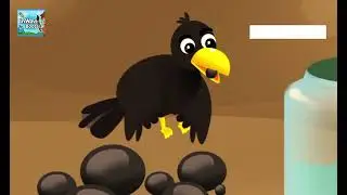 The Thirsty Crow 🐦💧 | Clever Crow Moral Story for Kids