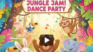 &ldquo;Jungle Dance Party 🕺🐒 | Rabbit, Bear & Monkey Cartoon Show 🎶&rdquo;