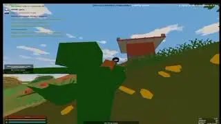 Unturned пвп с админом (к конце показано что он использует год мод при пвп)