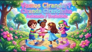“Vamos Cirandar? 🎶 Ciranda Cirandinha Animada | Evolukids”