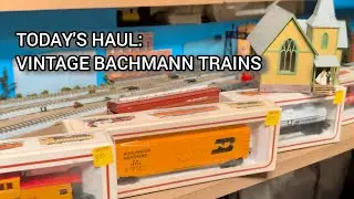 Vintage HO Scale Trains haul, Bachmann and more