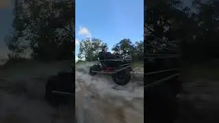 Grass on the selfie stick = sci-fi go kart