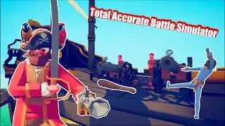 WE ARE FIGHTING AGAINST JACK SPARROWS CREW!! | Total Accurate Battle Simulator