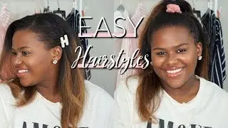EASY SPRING/SUMMER HAIRSTYLES FOR NATURAL STRAIGHT HAIR 2019 | EYE DAVENPORT