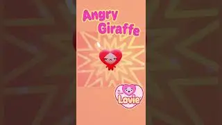 #Shorts | Angry Giraffe 😡🦒 OUT NOW! | Lovie 💓 | Kids Cartoon #cartoonforkids #musicforkids