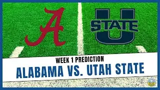 Alabama vs. Utah State Prediction | 2022 College Football Predictions | SEC Week 1