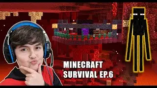 How I build my Nether Base! Minecraft Survival ep 6.