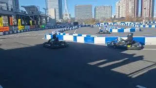 ２０２５年１２月２８日　ワンスマカートレース in CITY CIRCUIT TOKYO BAY エンジンクラス決勝耐久レース　ゴール