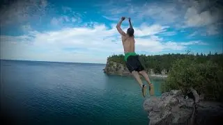 Tobermory Grotto Cliff Jumping 2016 PART 1