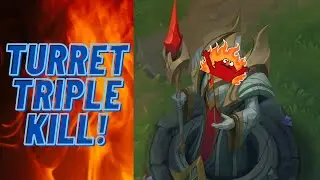 triple kill by turret ?🤔 ft. sensei baxi | WILD RIFT EMERALD RANK