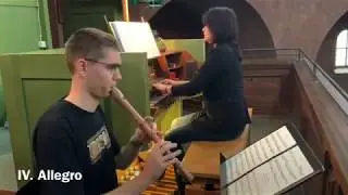 Sonata C-Dur für Altblockflöte und Orgel – Markéta Schley Reindlová und Lukas Friedrich