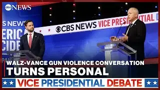 VP Debate: Gun violence conversation turns personal