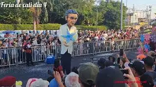 Feria de cali  día 4  de cali viejo,   así estaba a reventar  mucha gente 