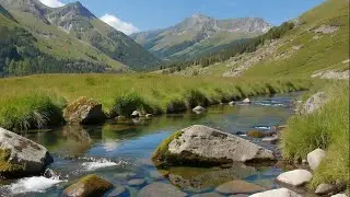 Sacred River Like Heaven Flowing Softly to Bring Inner Peace, Comfort, and Deep Restful Sleep