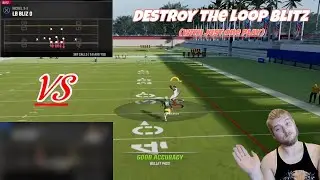 How to beat the meta loop blitz with one stock play! (The best play in early game Madden 23) #mut