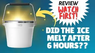 YETI Rambler Beverage Bucket Cooler Review - Amazon Finds - How Long Does Ice Last??
