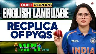 CUET PG 2026 English Grammar |MPL | MISCELLANEOUS I Most Expected Questions | MBA,MCA, NIMCET