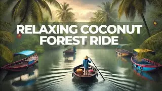 🌿 Hoi An Boat Tour | 12-Min Relaxing Rainy Day Video with Soothing Music 🎵🚣&zwj;♂️ | #Relaxing #Travel