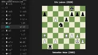 Сицилианская-Тайманов: Sebastien Maze (2582) vs Eric Lobron (2529)