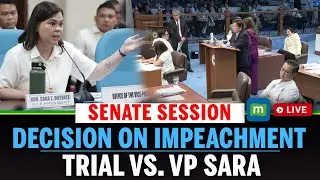 LIVE | Senate Votes On Dismissing Impeachment Case Against VP Sara Duterte | Philippines | Escudero