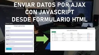 Enviar Datos por AJAX con JavaScript desde Formulario HTML - Clase 26