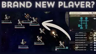 Default Starblast.io player gets 8 bodyguards and gets carried away with all the power...
