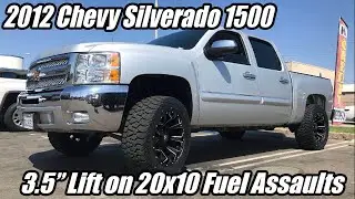2012 Silverado 1500 3.5 Rough Country Lift with 20x10 Fuel Assault on 33x12.50