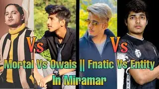 Soul Mortal Vs Fnatic Owais Vs TSM Entity In Miramar End Zone | Elite Custom | ShaktimaanGaming
