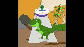 T-Rex 🦖 Abducted by Aliens 👽