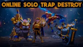 Lords Mobile Game Play | Online Solo Trap Destroy