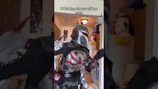 Would you drink it? #mandalorian #starwars #cosplay #funny
