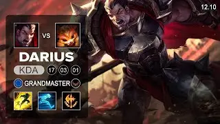 Darius vs Gnar Top - EUNE Grandmaster - Patch 12.10 Season 12