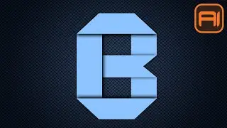 How to design an Origami letters papers effect using Adobe Illustrator | Bassito