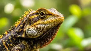 Frilled Lizard Defense: A Stunning Display!