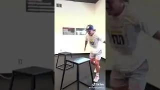 How Tyson works out. Wow!  #pickleball