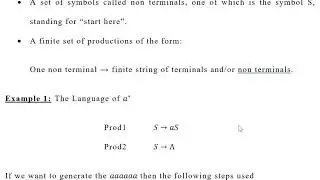 Introduction to Context Free Grammar (CFG)