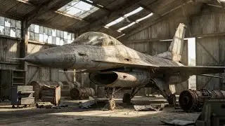 ASMR Jet Restoration! Full Restoration F-16 Fighting Falcon 1998 Burnt &rarr; Looking New