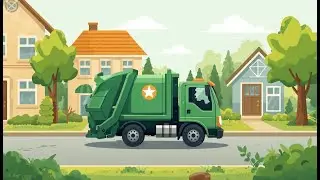 The Little Garbage Truck That Cleaned One Street at a Time | Kids Story