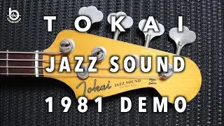 TOKAI JAZZ SOUND BASS DEMO 1981 BLACK