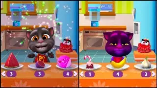 My Talking Tom 2 😺 Fun with food 🤪 Funny Moments Tom new video 🤣 Tom and Jerry fun video 😁