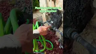 Plumbing pressure relief valve in wrong location! #diy #plumbing #plumbing101
