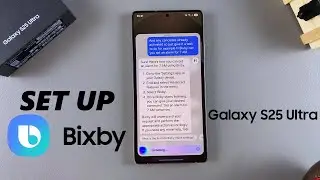How To Set Up Bixby On Samsung Galaxy S25 / S25 Ultra