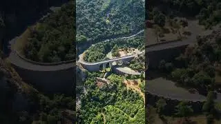 Le pont du Col de Saint-Louis. #saintlouis #caudiesdefenouilledes #aude #drone #dji #audetourisme