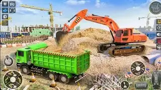 Transporting Mega Machines  Construction Site  Transporting Construction Vehicles Game // #Gaming