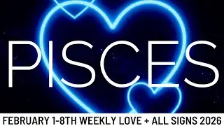 *PISCES* A BIG RELEASE BREAKS DOWN THE BLOCKS AROUND YOUR HEART, Pisces!! February Weekly Love Tarot
